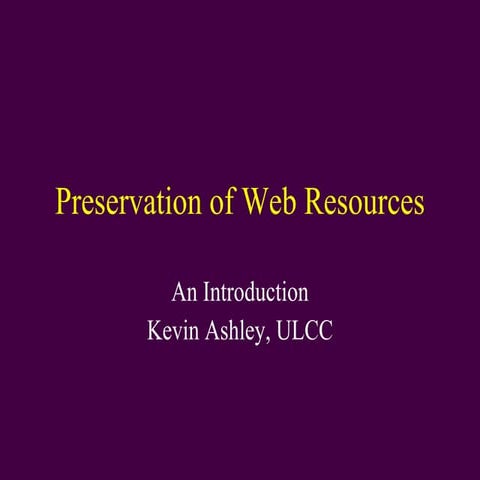 Introduction to JISC PoWR (Kevin Ashley, ULCC)