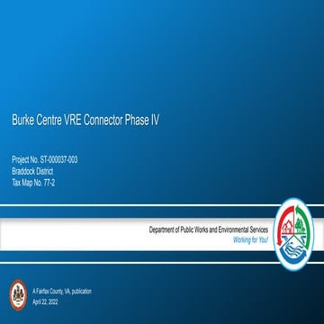 Burke VRE Connector Phase IV