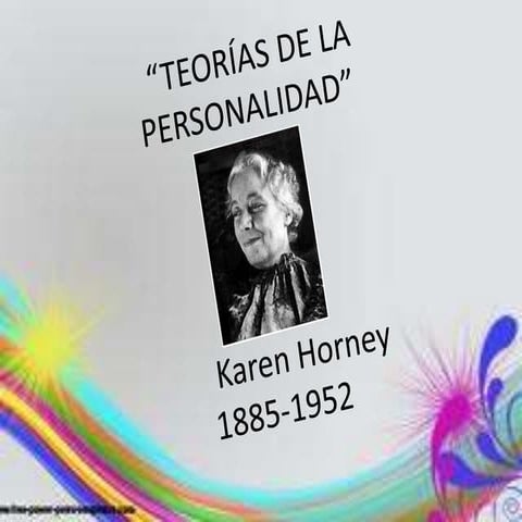 Teoria del Psicoanalisis Interpersonal de karen Horney