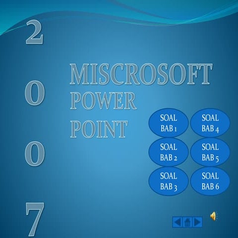 MICROSOFT POWER POINT 2007 | PPT
