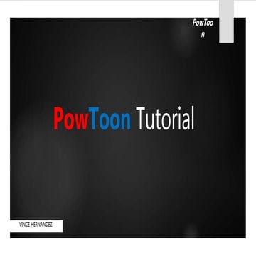 Powtoon Tutorial