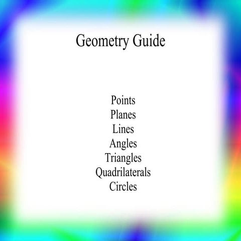 Geometry guide