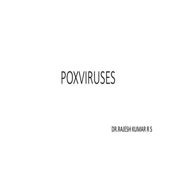 Poxviruses