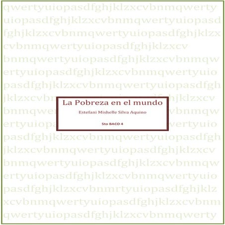 la pobreza en el mundo | PPT