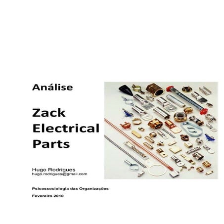 Análise Organizacional Zack