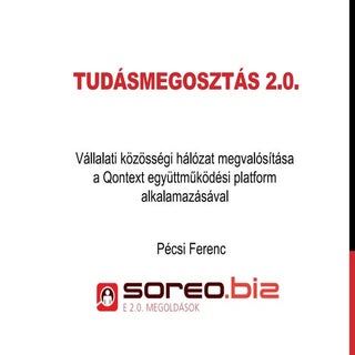 Tudásmegosztás 2.0.