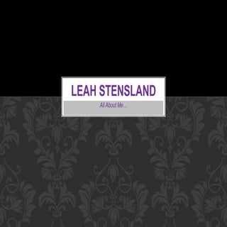 About Me PowerPoint Presentation