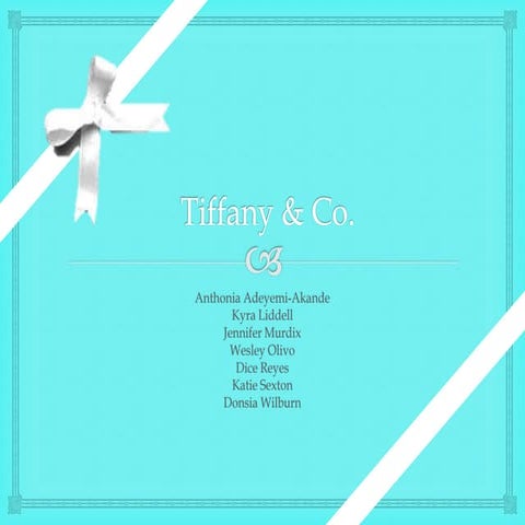 Tiffany & Co. Marketing Campaign