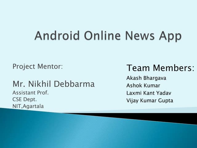 Android Project Presentation