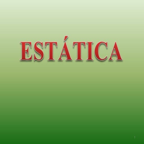 Pp.estatica fuerzas
