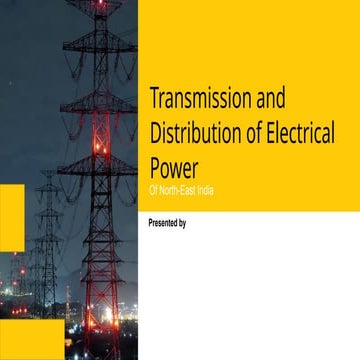 Electrical energy transmission and utilisation with SCADA system
