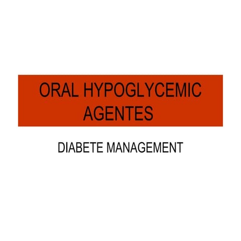 Pp oral hypoglycemic agents
