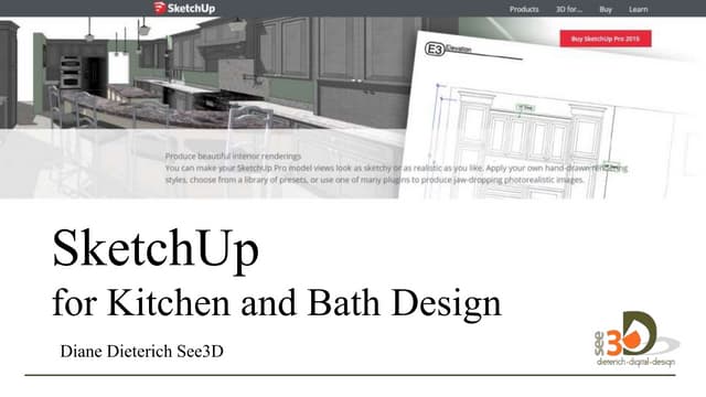 Kitchen Design with SketchUp
