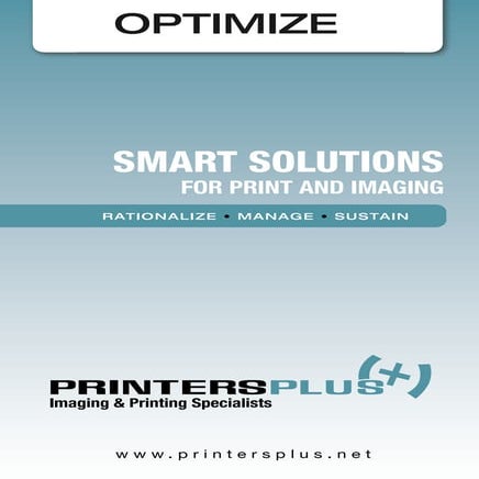 PrintersPlus Print Solutions Booklet