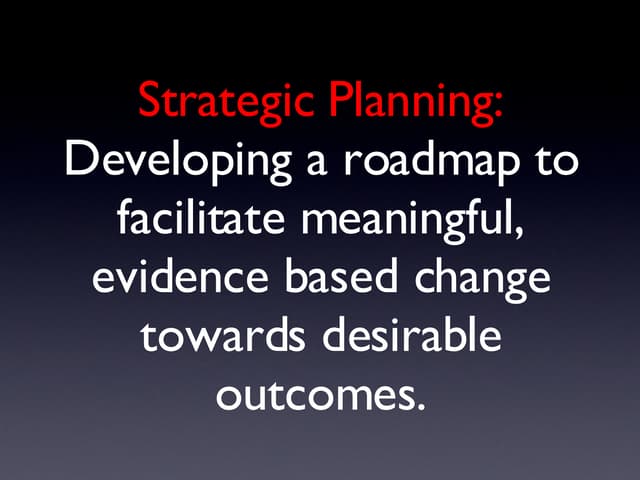 Strategic Planning for ICT in Education