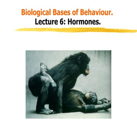  Hormones in human body , biological bases of behavior 
