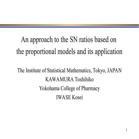 pp1.ppt on topic robust parameter design