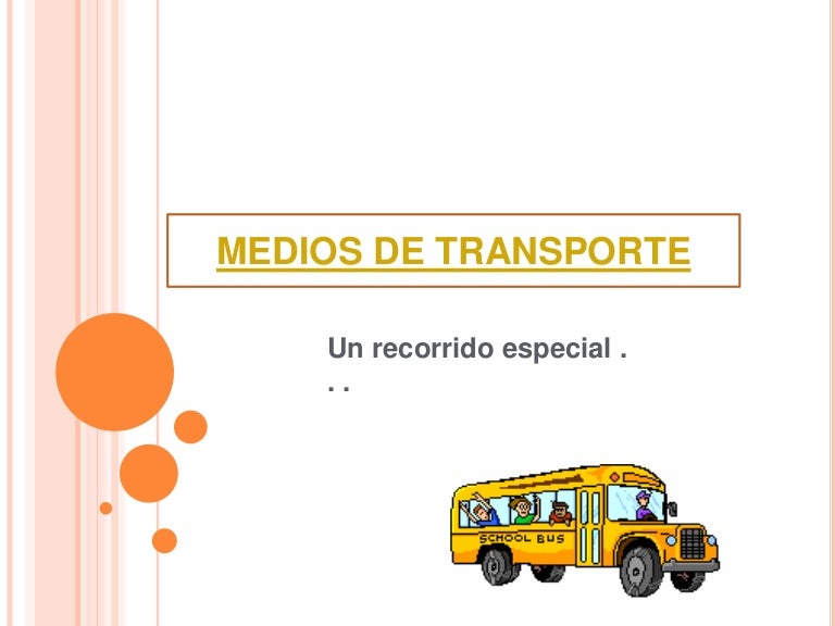 Medios de Transporte