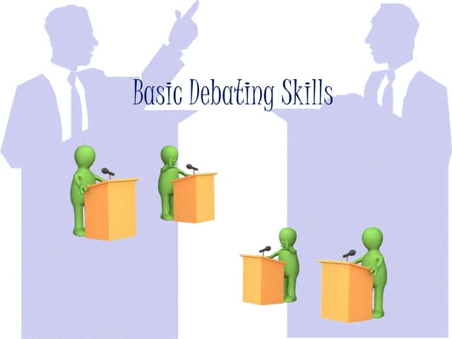 Conducting a debate | PPTX