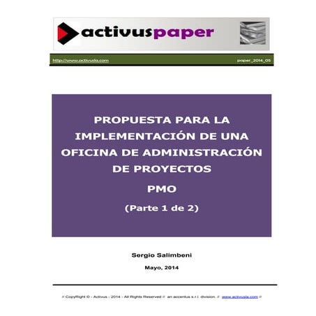 PMO: La Oficina de Gestión de Proyectos