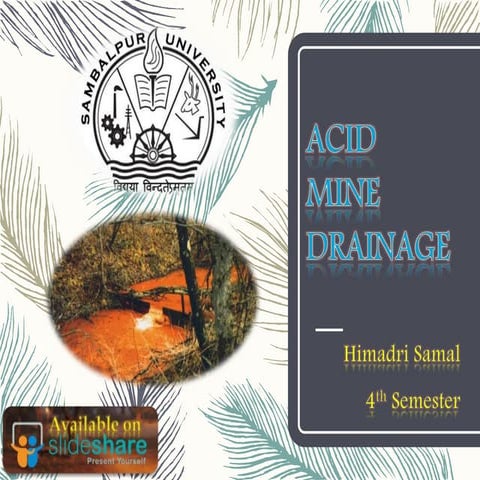 ACID MINE DRAINAGE