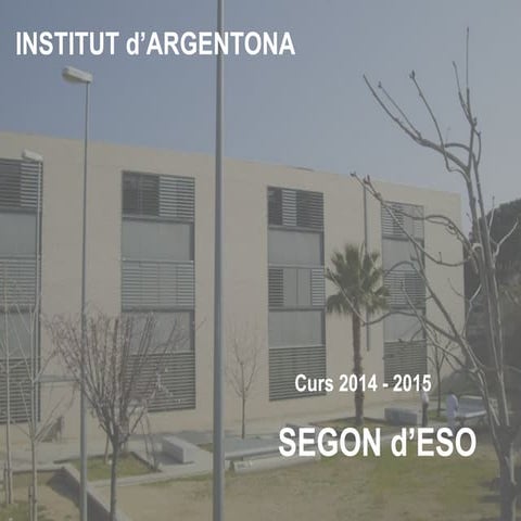 Reunió pares i mares 2n ESO d'inici de curs 2014-15