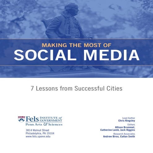 Making the Most of Social Media: 7 Lessons from Successful Cities