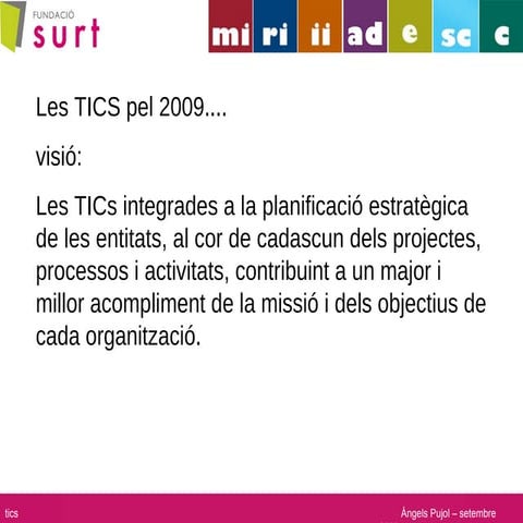 les Tic 2009