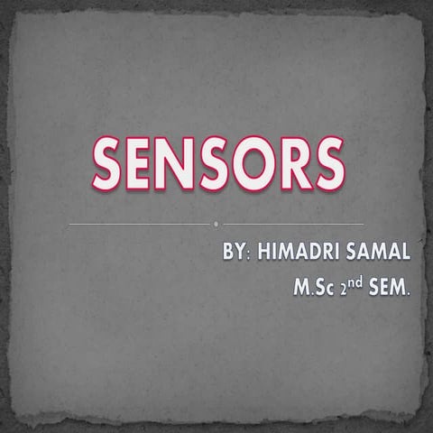 SENSORS