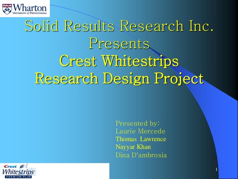 Crest toothpaste demographics image