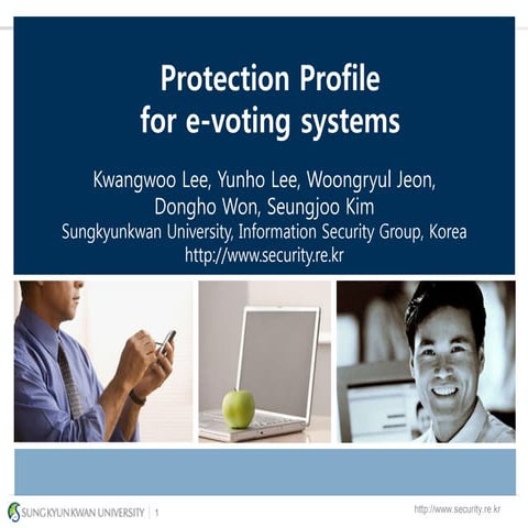 Secure e voting system | PPTX