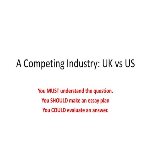 Pp7 competing industries us vs uk production