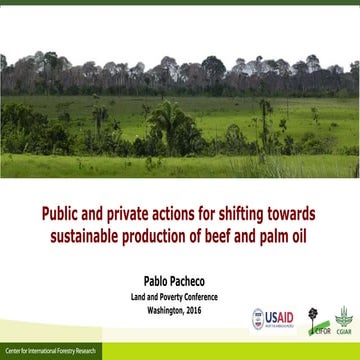 Public and private actions for shifting towards sustainable production of bee...