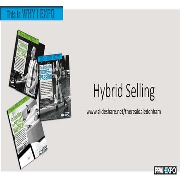Hybrid Selling in an ecommerce world for promotional product companies