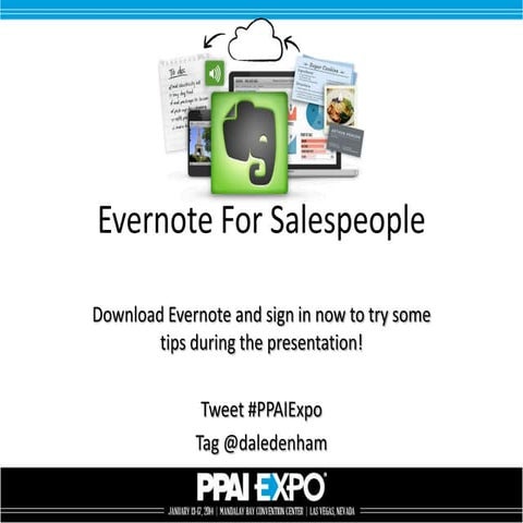Using Evernote -- For Salespeople