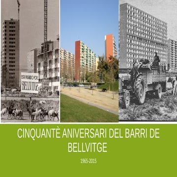 Contribució de l'institut al cinquantè aniversari del barri de Bellvitge