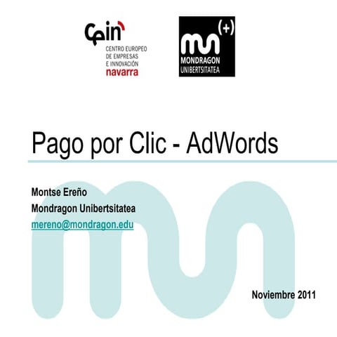 CEIN curso Google Adwords