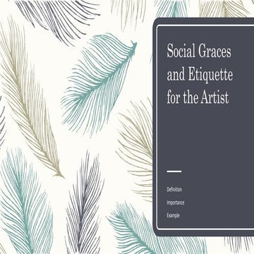 Ppda lecture 8 a social graces slideshare version