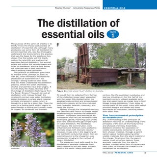 The Distillation of Essential Oils ...
