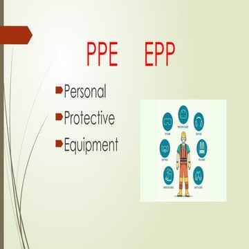Personal protective equipment - tech english. Prevencionista | PPTX