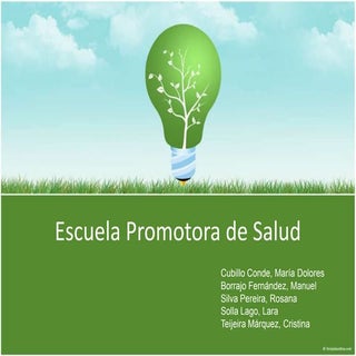 Escuela Promotora de Salud