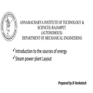 power plant engineering Unit 1