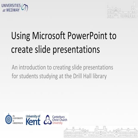 PP for slide presentations