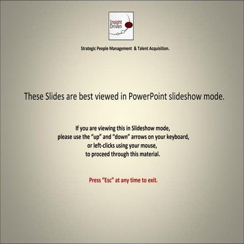 Insight Driven - Candidate Sourcing Unbundled