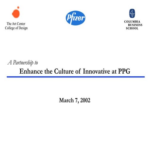 Ppg innovation project 2 | PPT