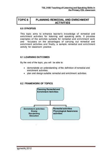 English remedial module | PDF