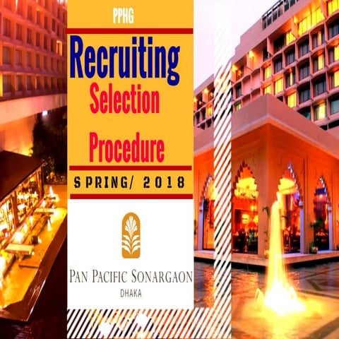 Pan Pacific Sonargaon Dhaka : Recruiting & Hiring Procedure (Human ...