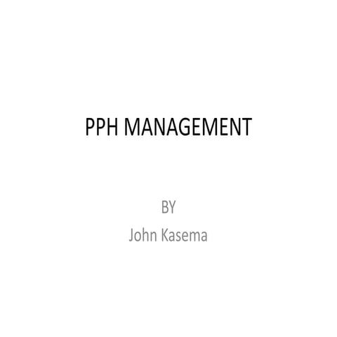 EMOTIVE Kayunga RRH(1).pptx mgt of pph guide | PPTX