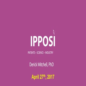 PPI Conference Galway April 2017 - Dr Derick Mitchell