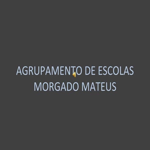 agrupamento de escolas morgado de mateus